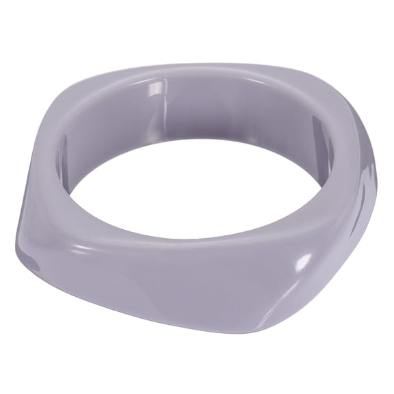 Uxcell Chunky Irregular Acrylic Resin Bangle Bracelet for Women, Cuff Wide Geometric Stackable Bangles Tortoiseshell Acetate Wristband Bracelet Statement Jewelry, Grey Purple