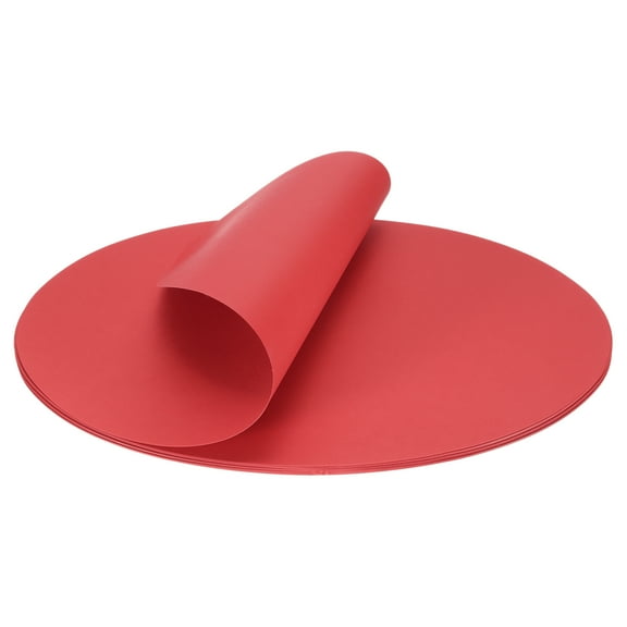 Uxcell Circles Paper, Round Origami Paper, Circles Cutouts Paper for DIY Crafts, Painting, Scrapbooking Bright Red 6 x 10 Inch
