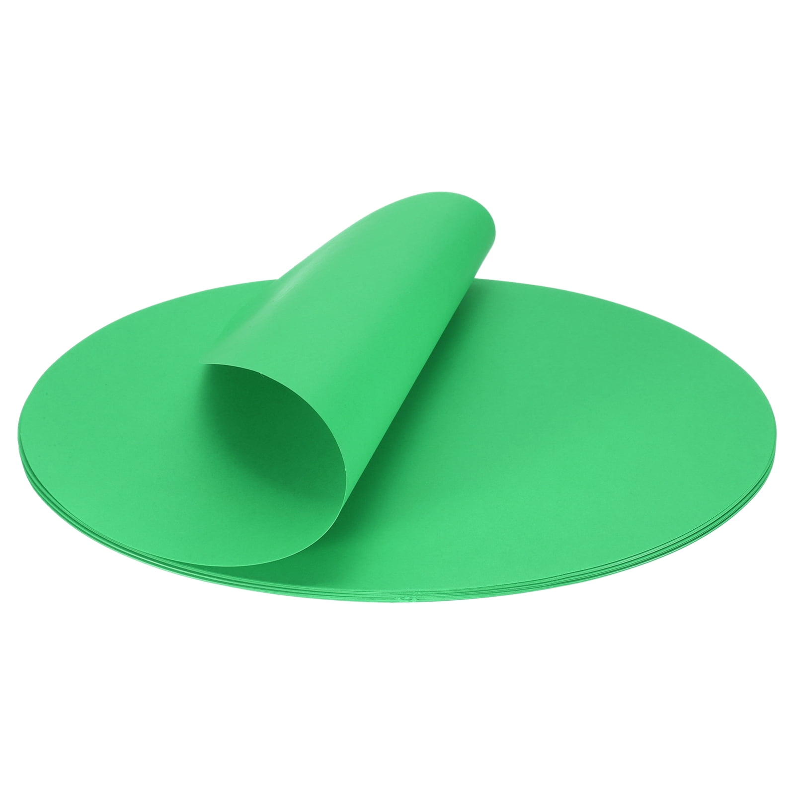 Uxcell Circles Paper, Round Origami Paper, Circles Cutouts Paper for DIY Crafts, Painting, Scrapbooking Deep Green 6 x 10 Inch