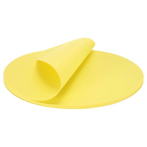 Uxcell Circles Paper, Round Origami Paper, Circles Cutouts Paper for DIY Crafts, Painting, Scrapbooking Deep Yellow 6 x 10 Inch