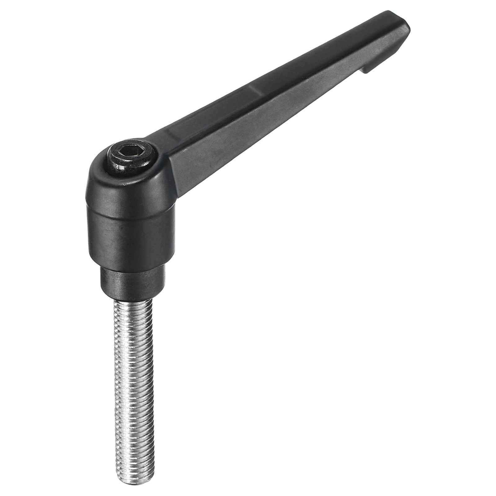 SHULLIN M8 Adjustable Clamping Lever Handle Set Of 4 - Clamping Lever - External Thread - Adjustable Handle For Machine Tools, Welding, Pressure Vessels (M8 X 32mm