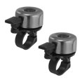 thumbnail image 1 of Uxcell Classic Bike Bell, 360° Rotation Mountain Bicycle Accessories Loud Crisp Clear Sound for Adults, Black 2 Pack, 1 of 5