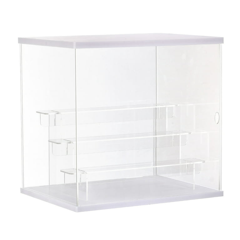 Display Cabinet for Figures Acrylic Transparent Dustproof Display
