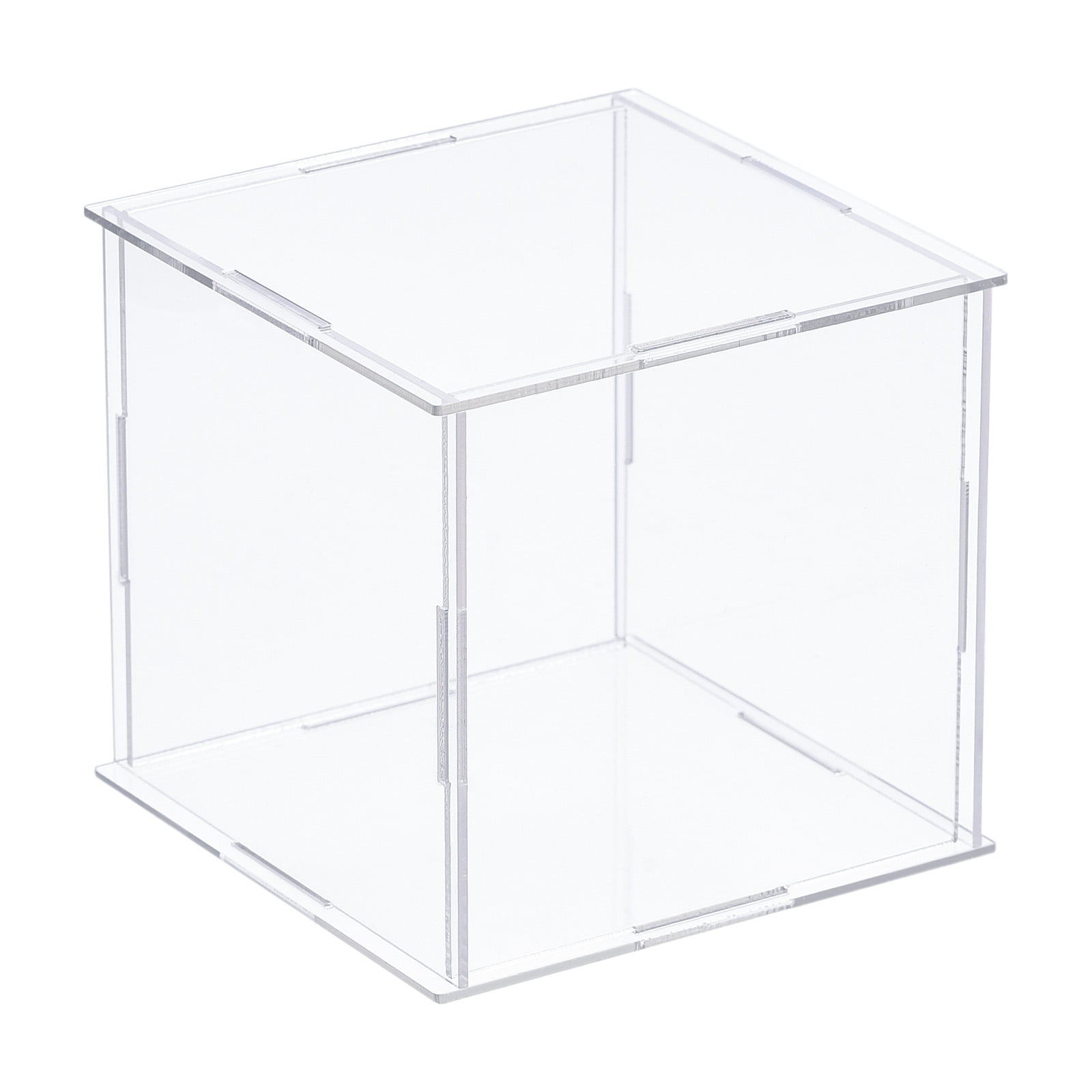 Uxcell Clear Display Case, Acrylic Box Assemble Dustproof Box Showcase
