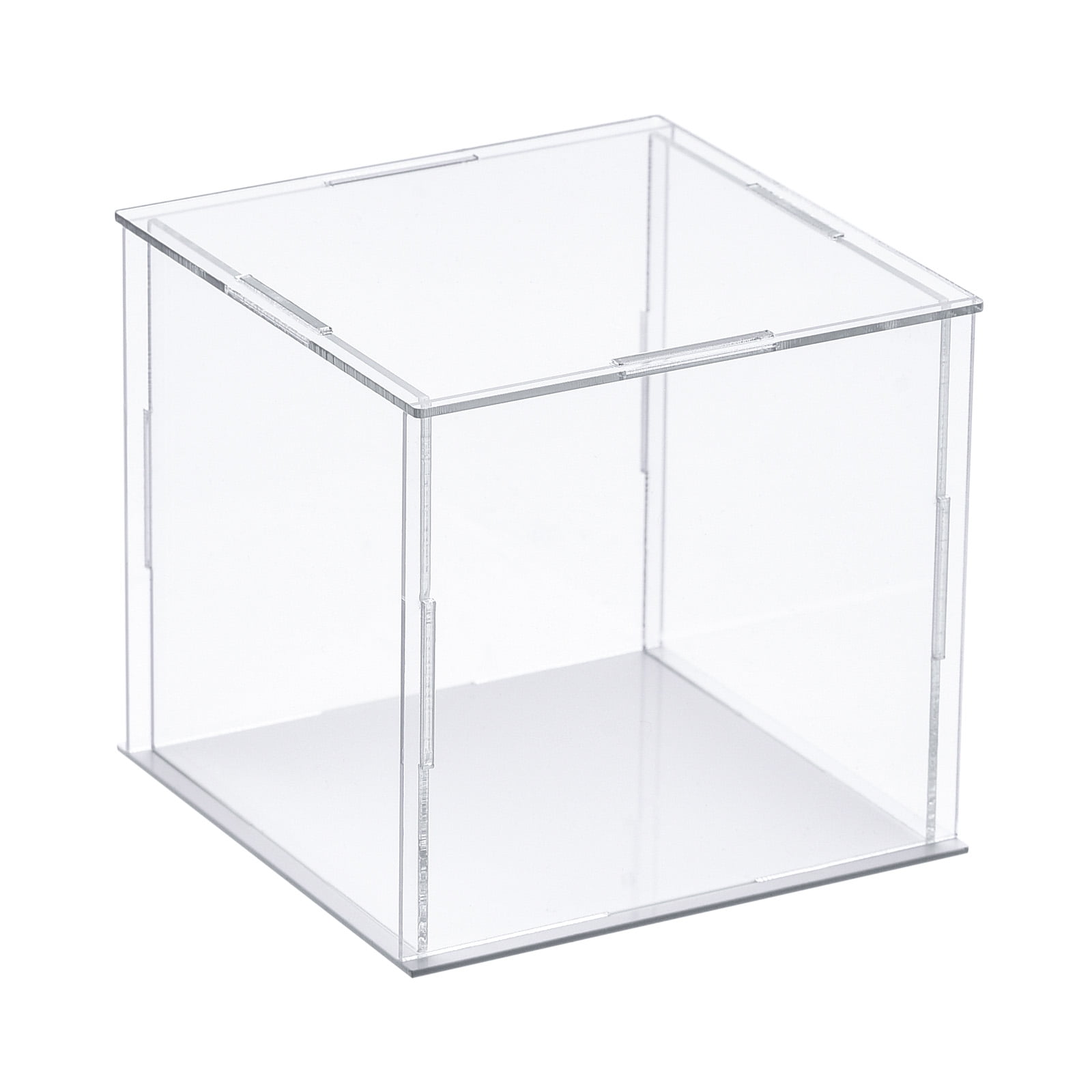 Uxcell Clear Display Case, Acrylic Box Assemble Transparent Dustproof