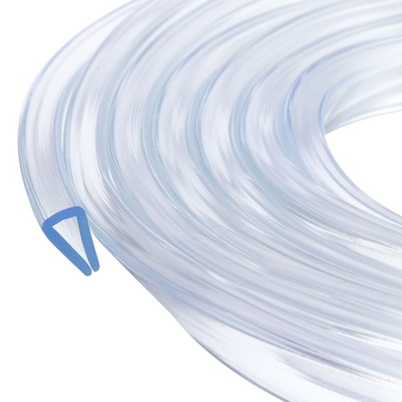 Uxcell Clear Edge Trim, 2.5m Length Polyvinyl Chloride U Channel Edge Guard Protector Fit 2-3mm Thick, Flexible Seal Strips for Car Doors/Sheet Metal/Glass (7mm W x 13mm H)