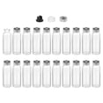 thumbnail image 1 of Uxcell Clear Glass Sample Vials, Liquid Bottles 20pack Black 30ml, 1 of 7