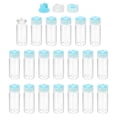 thumbnail image 1 of Uxcell Clear Glass Sample Vials, Liquid Bottles 20pack Blue 10ml, 1 of 7