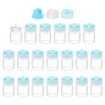 thumbnail image 1 of Uxcell Clear Glass Sample Vials, Liquid Bottles 20pack Blue 3ml, 1 of 7