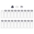 thumbnail image 1 of Uxcell Clear Glass Sample Vials, Liquid Bottles 20pack Gray 15ml, 1 of 7