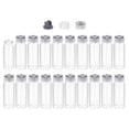 thumbnail image 1 of Uxcell Clear Glass Sample Vials, Liquid Bottles 20pack Gray 20ml, 1 of 7