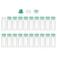 thumbnail image 1 of Uxcell Clear Glass Sample Vials, Liquid Bottles 20pack Green 15ml, 1 of 7