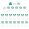 thumbnail image 1 of Uxcell Clear Glass Sample Vials, Liquid Bottles 20pack Green 3ml, 1 of 7