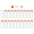 thumbnail image 1 of Uxcell Clear Glass Sample Vials, Liquid Bottles 20pack Orange 15ml, 1 of 7