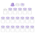 thumbnail image 1 of Uxcell Clear Glass Sample Vials, Liquid Bottles 20pack Purple 3ml, 1 of 7