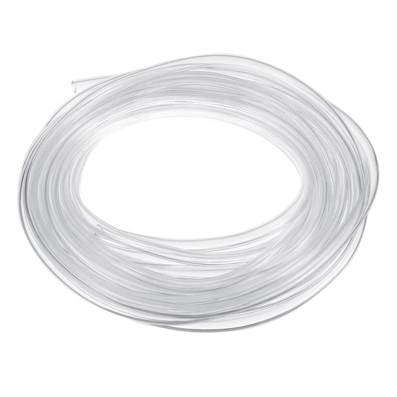 Uxcell Clear Hose, Flexible Plastic Water Pipe Lightweight Vinyl Hose - Fitting for (Garden/Pool/Pump/ Aquarium/Fish Tank), 0.16"(4mm) ID & 0.24"(6mm) OD & 32.8ft