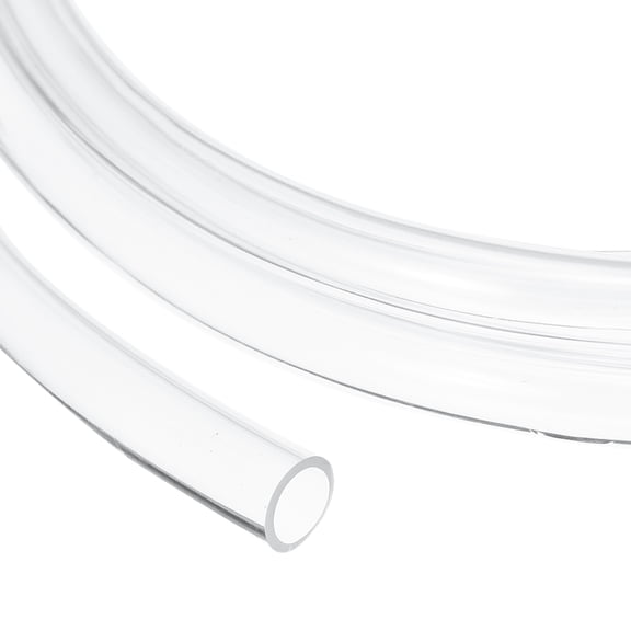 Uxcell Clear Tubing, 10mm ID x 12mm OD - 8.5ft Tube Lightweight Vinyl Hose, Transparent Flexible Plastic Water Tubing for Air Oil Water Transfer Aquarium Irrigation