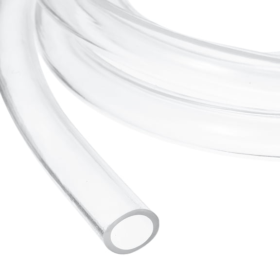 Uxcell Clear Tubing, 15mm ID x 20mm OD - 8.5ft Tube Lightweight Vinyl Hose, Transparent Flexible Plastic Water Tubing for Air Oil Water Transfer Aquarium Irrigation