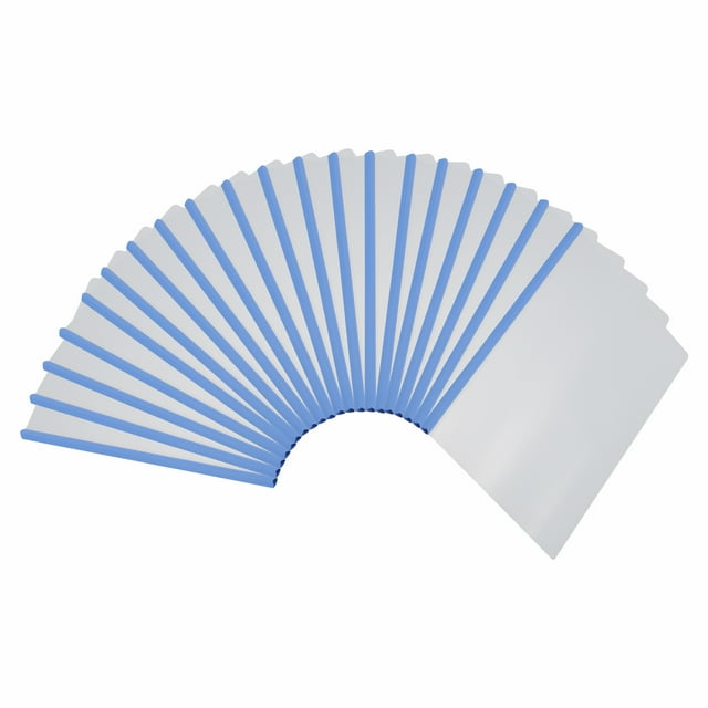 Uxcell Clear Report Covers with Sliding Bar, 10mm 75 Sheets Capacity