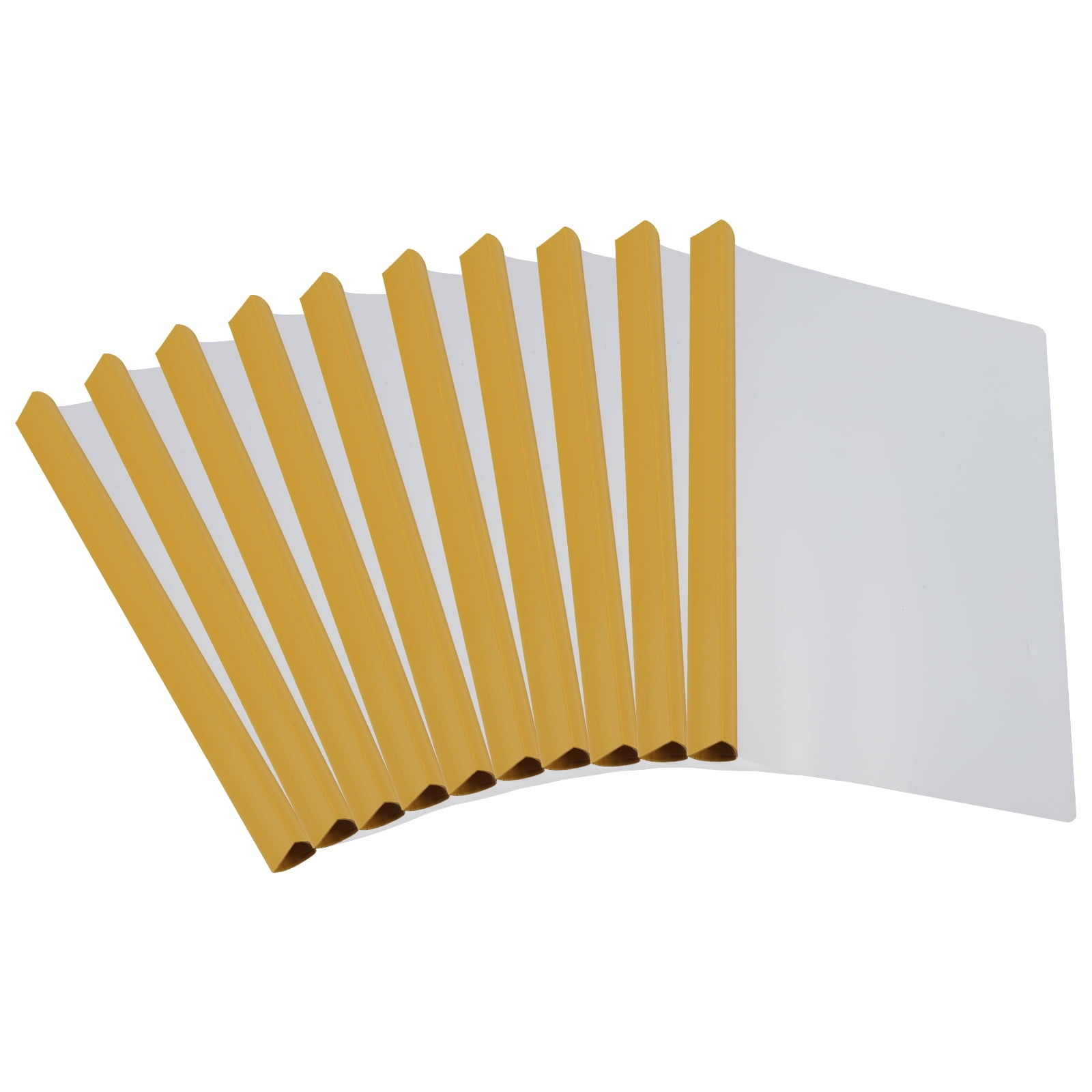 Uxcell Clear Report Covers with Sliding Bar, 25mm 135 Sheets Capacity