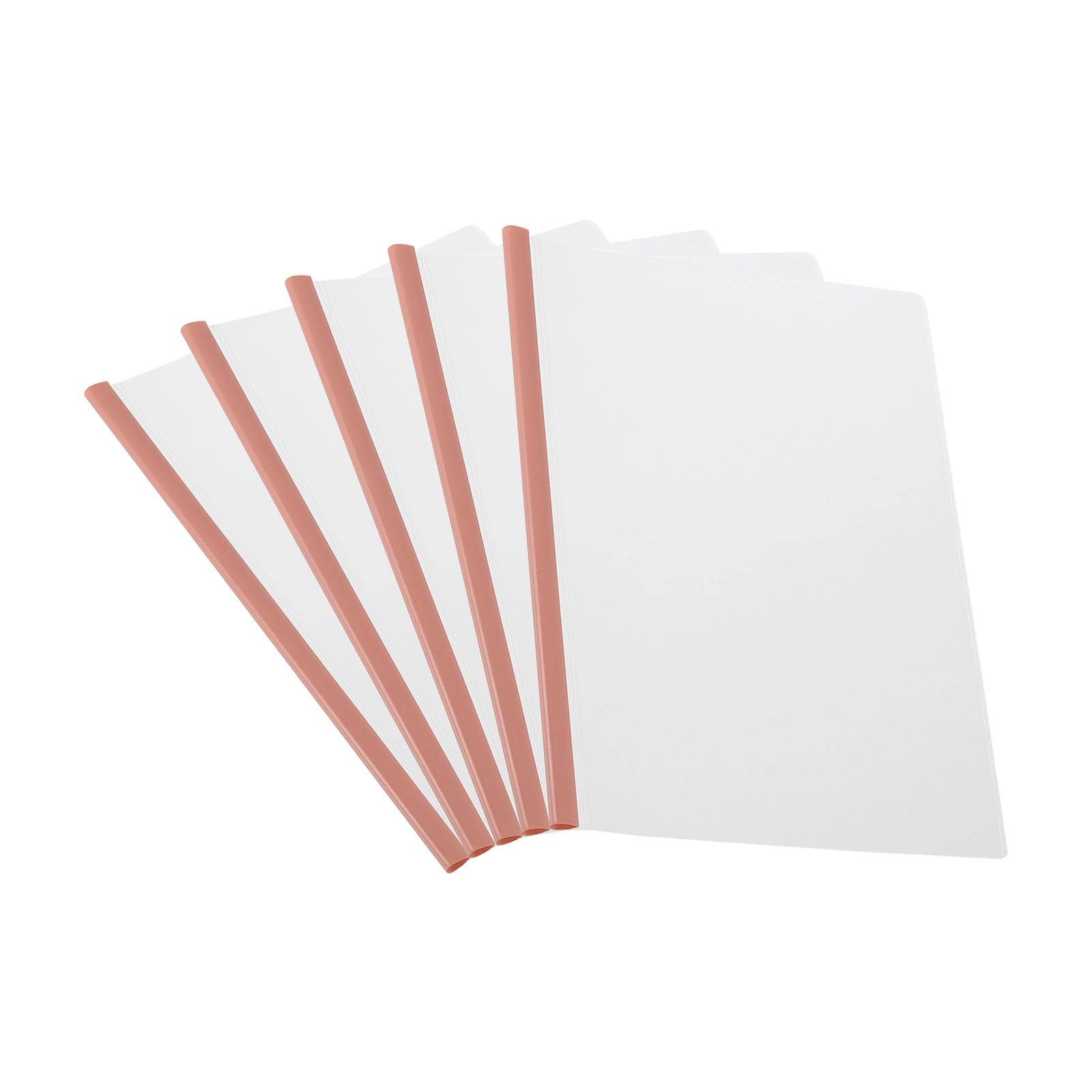Uxcell Clear Report Covers with Sliding Bar, 5 Pcs 8mm SlideGrip