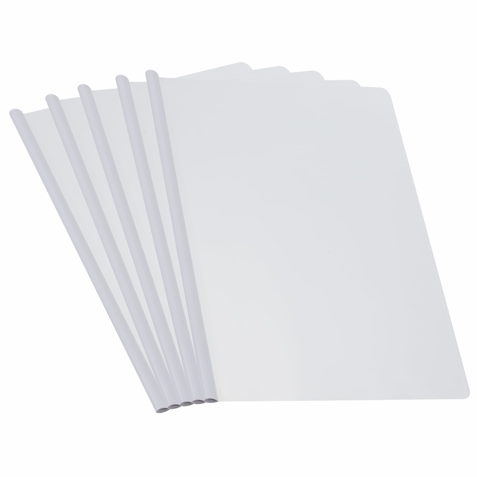Uxcell Clear Report Covers with Sliding Bar, 8mm 50 Sheets Capacity