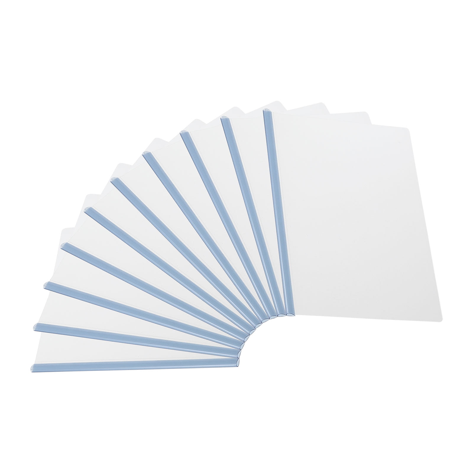 Uxcell Clear Report Covers with Sliding Bars, 10 Pcs 8mm SlideGrip