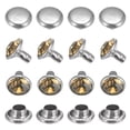 thumbnail image 1 of Uxcell Clear Rhinestone Rivets 0.31 inch 100 Pcs Crystal Rivets Use for DIY Craft Making Yellow Studs for Clothing, 1 of 7