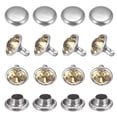 thumbnail image 1 of Uxcell Clear Rhinestone Rivets [100pcs] - Crystal Rivets for Clothing & Leather Craft DIY Making - [Transparent - 0.24 IN], 1 of 7