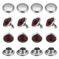 thumbnail image 1 of Uxcell Clear Rhinestone Rivets [100pcs] - Crystal Rivets for Clothing & Leather Craft DIY Making - [Transparent - 0.24 IN], 1 of 7