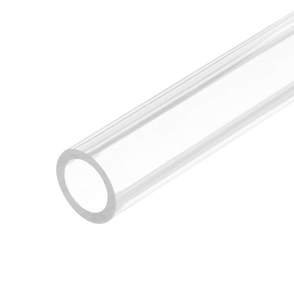 Uxcell Clear Rigid Acrylic Pipe 14mm ID x 20mm OD x 305mm Round Tube Tubing for Water