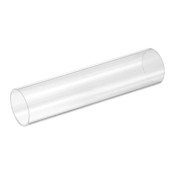 Uxcell Clear Rigid Acrylic Pipe, 34mm(1.34") ID x 40mm(1.57") OD 10" Round Polycarbonate Tube Plastic Tubing for Plumbing, Lighting, Aquarium, DIY Projects
