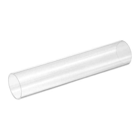 Uxcell Clear Rigid Acrylic Pipe, 36mm(1.42") ID x 40mm(1.57") OD 12" Round Polycarbonate Tube Plastic Tubing for Plumbing, Lighting, Aquarium, DIY Projects