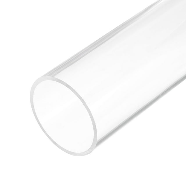 Uxcell Clear Rigid Acrylic Pipe 54mm ID x 60mm OD x 305mm Round Tube