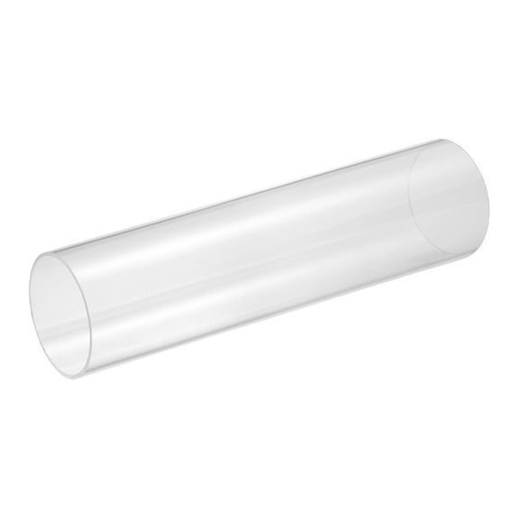 Uxcell Clear Rigid Acrylic Pipe, 60mm(2.36") ID x 65mm(2.56") OD 10" Round Polycarbonate Tube Plastic Tubing for Plumbing, Lighting, Aquarium, DIY Projects