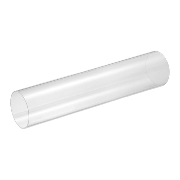 Uxcell Clear Rigid Acrylic Pipe, 60mm(2.36") ID x 65mm(2.56") OD 12" Round Polycarbonate Tube Plastic Tubing for Plumbing, Lighting, Aquarium, DIY Projects