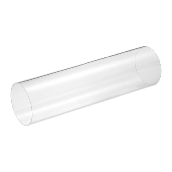 Uxcell Clear Rigid Acrylic Pipe, 62mm(2.44") ID x 70mm(2.76") OD 10" Round Polycarbonate Tube Plastic Tubing for Plumbing, Lighting, Aquarium, DIY Projects