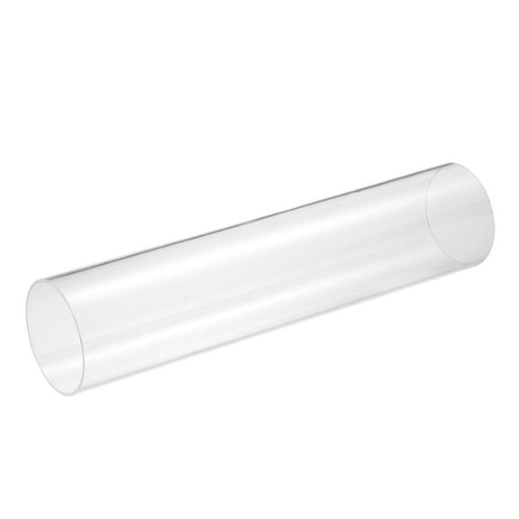 Uxcell Clear Rigid Acrylic Pipe, 65mm(2.56") ID x 70mm(2.76") OD 12" Round Polycarbonate Tube Plastic Tubing for Plumbing, Lighting, Aquarium, DIY Projects