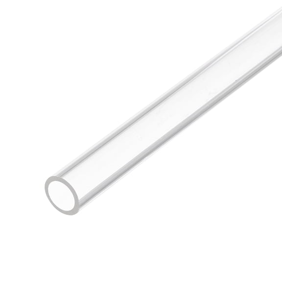 Uxcell Clear Rigid Acrylic Pipe 7mm ID x 10mm OD x 305mm Round Tube Tubing for Water