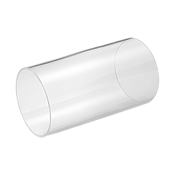 Uxcell Clear Rigid Acrylic Pipe, 93mm(3.66") ID x 100mm(3.94") OD 4" Round Polycarbonate Tube Plastic Tubing for Plumbing, Lighting, Aquarium, DIY Projects