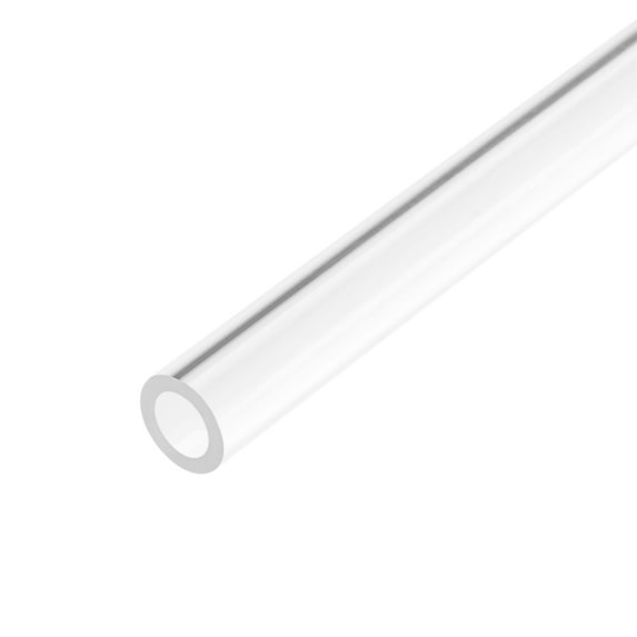 Uxcell Clear Rigid Acrylic Pipe Wall Round Tube Tubing 0.25" ID x 0.40" OD