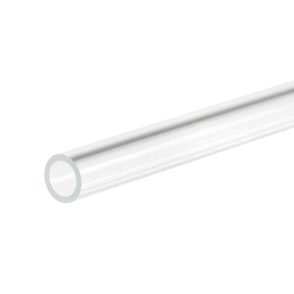 Uxcell Clear Rigid Tubing 4mm(5/32'')ID x 6mm(1/4'')OD x 14inch Length Round Plastic Water Rigid Tube