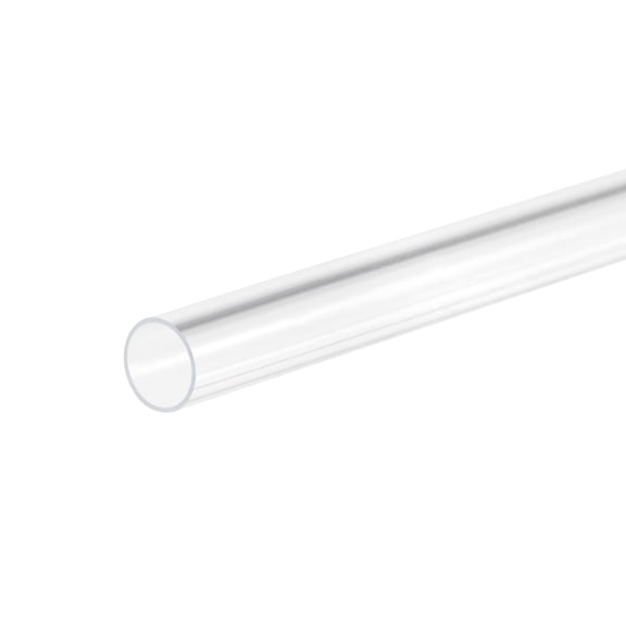 Uxcell Clear Rigid Tubing 5mm(3/16'')ID x 6mm(1/4'')OD x 14inch Length Round Plastic Water Rigid Tube