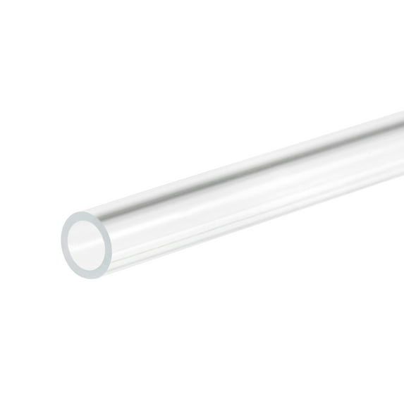 Uxcell Clear Rigid Tubing 6mm(1/4'')ID x 8mm(5/16'')OD x 14inch Length Round Plastic Water Rigid Tube
