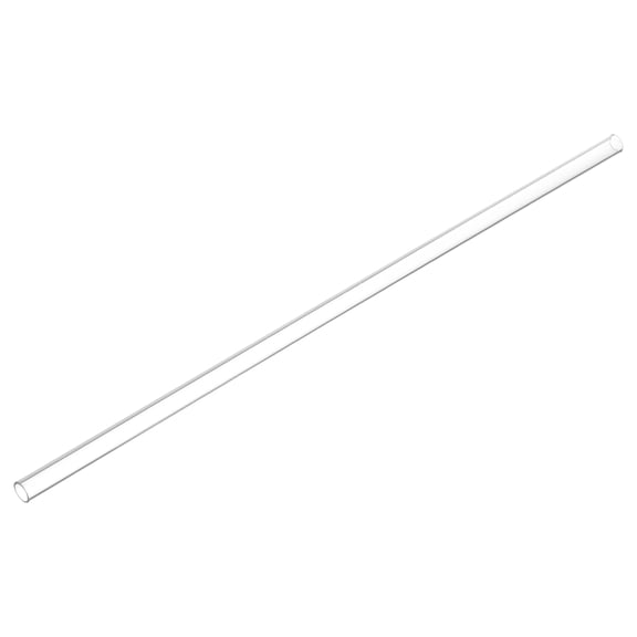Uxcell Clear Rigid Tubing 7mm(0.28") x 9mm(0.35") x 1Ft Length Round Plastic Polycarbonate Tube