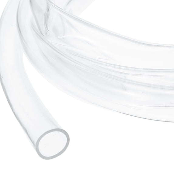 Uxcell Clear Tubing, 16mm ID x 20.20mm OD - 6ft Tube Lightweight Vinyl Hose, Transparent Flexible Plastic Water Tubing for Air Oil Water Transfer Aquarium Irrigation