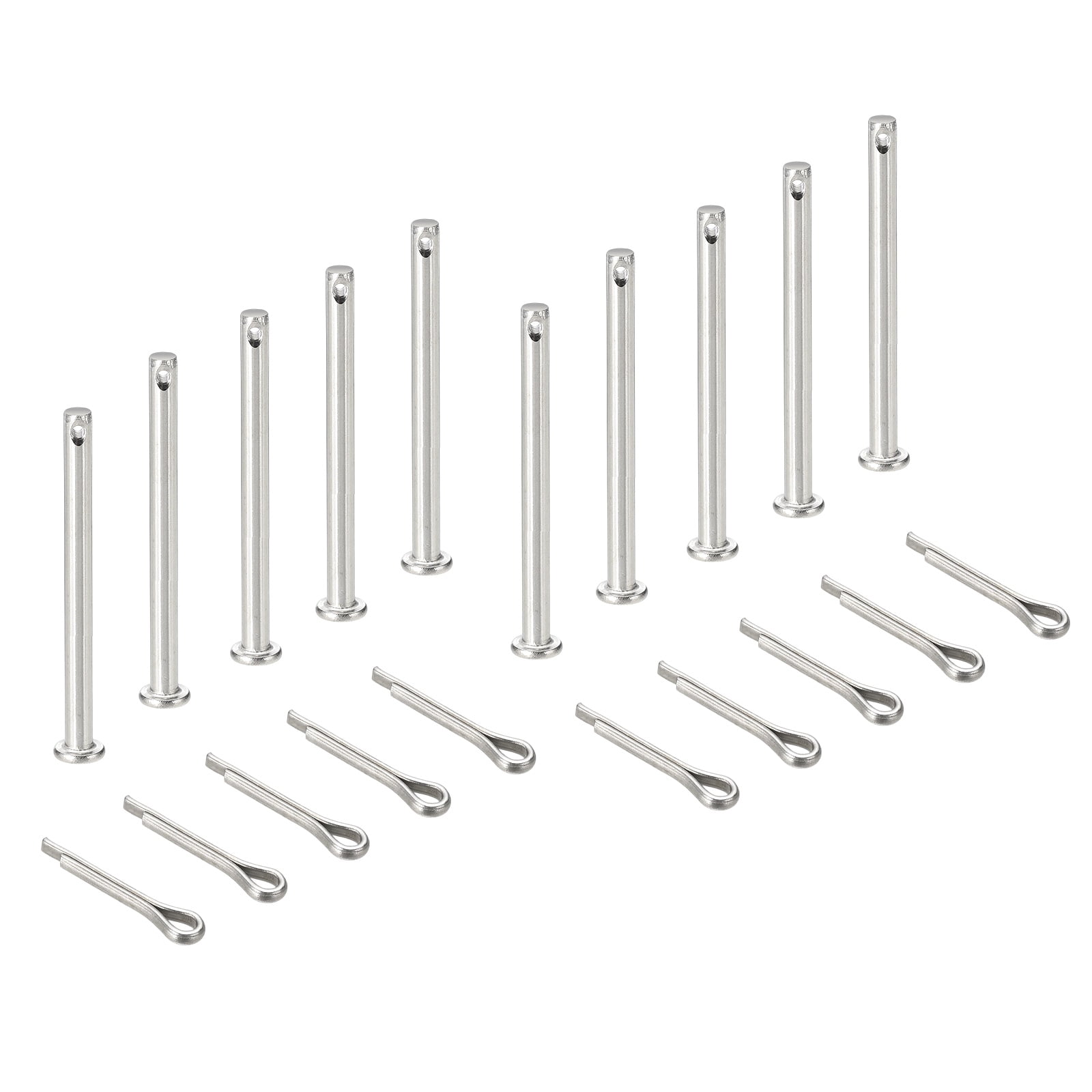 304 Stainless Steel Clevis Pins M12 X 100mm Single Hole Flat Head Pin For Hitch Pin Lock Systems 2 Pack~p113864421 - View #2