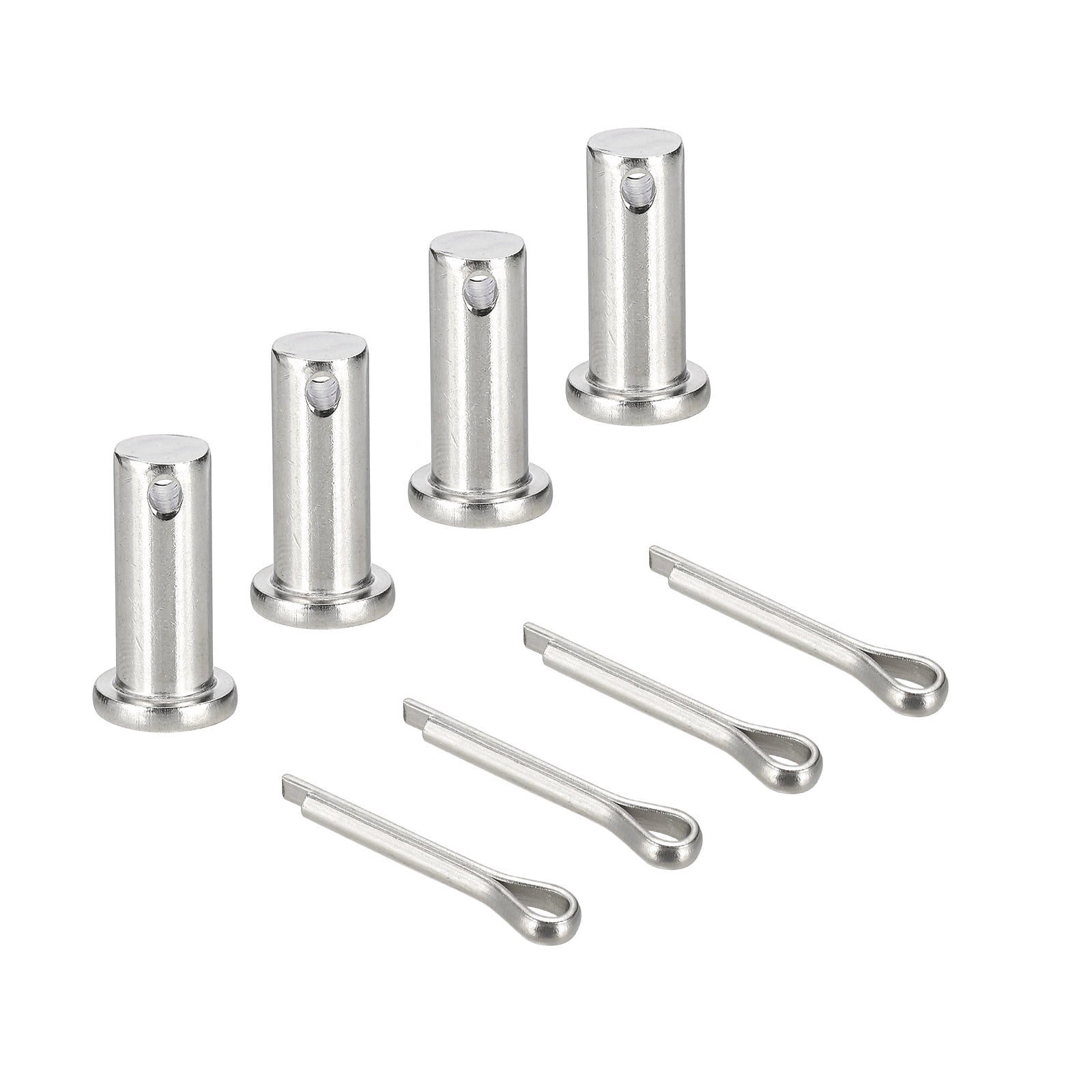 Uxcell Clevis Pins, Single Hole Flat Head Fastener Lock Systems with ...