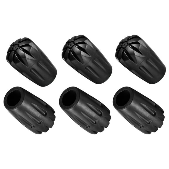 Uxcell Climbing Ski Cane Protectors Replacement Outdoor Accessories Trekking Pole Tips 6 Pack