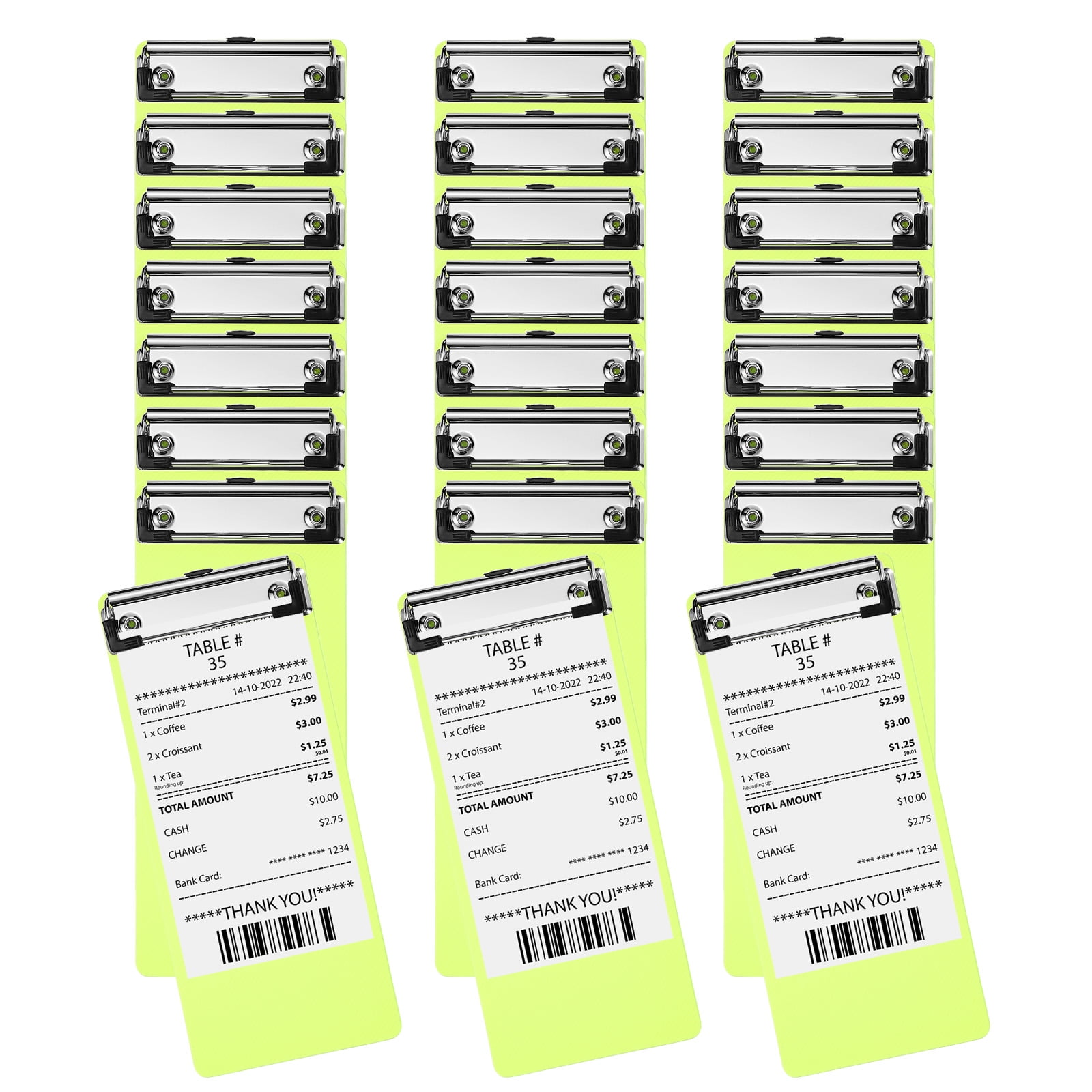 Uxcell Clipboards Letter Size Plastic Clear Hanging Clipboard 8.5"x11" A4 Home